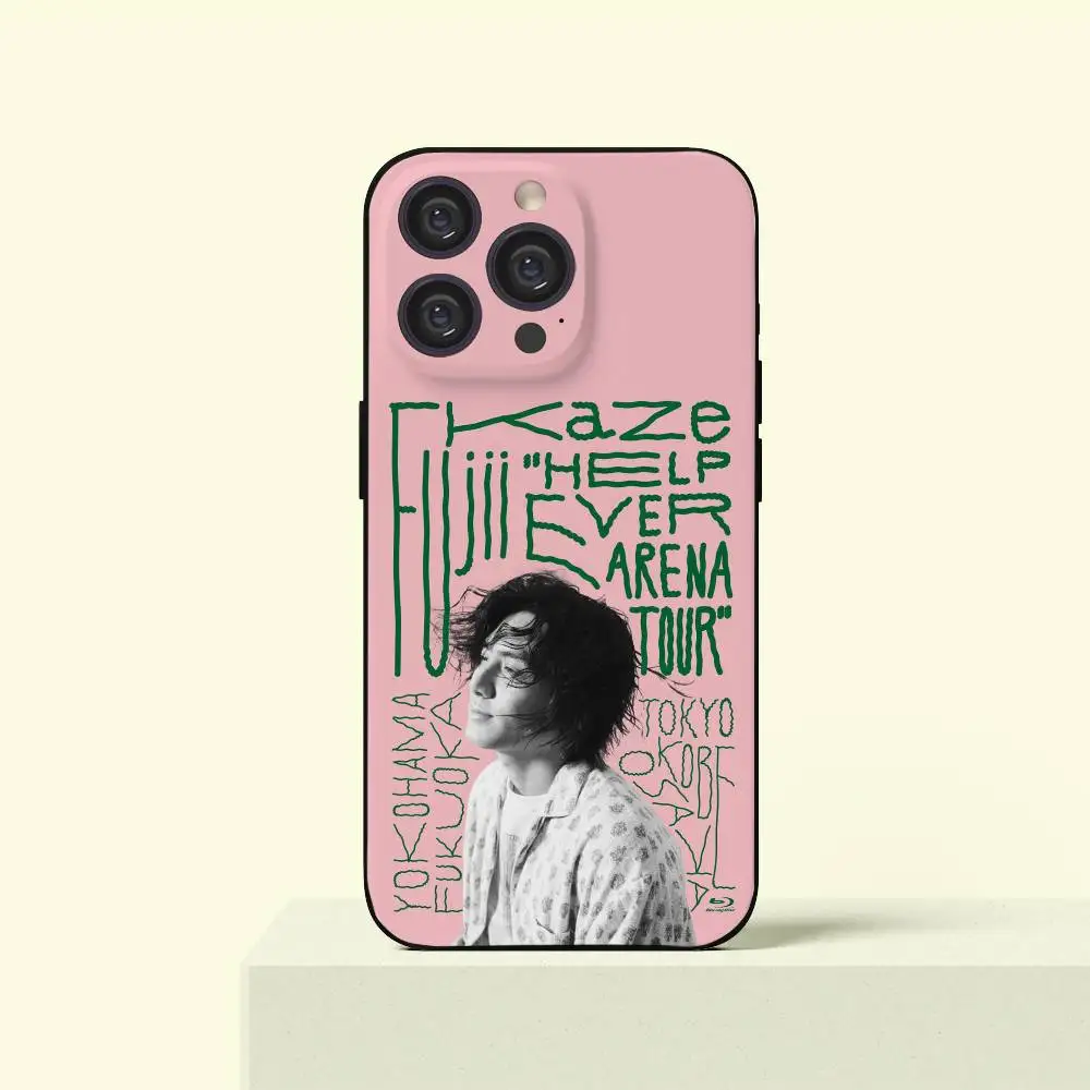 

F-Fujii K-Kaze Phone Case For IPhone 16 16e Plus Pro MAX15 14 13 12 11 XSmax Soft Black Case