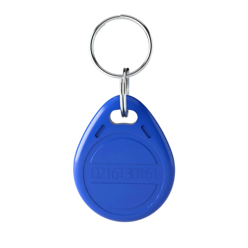 10Pcs 125KHz RFID Access Control Card EM4100 Keychain Read-Only Chip ID Tag Proximity Card for Access Control Time Attendance