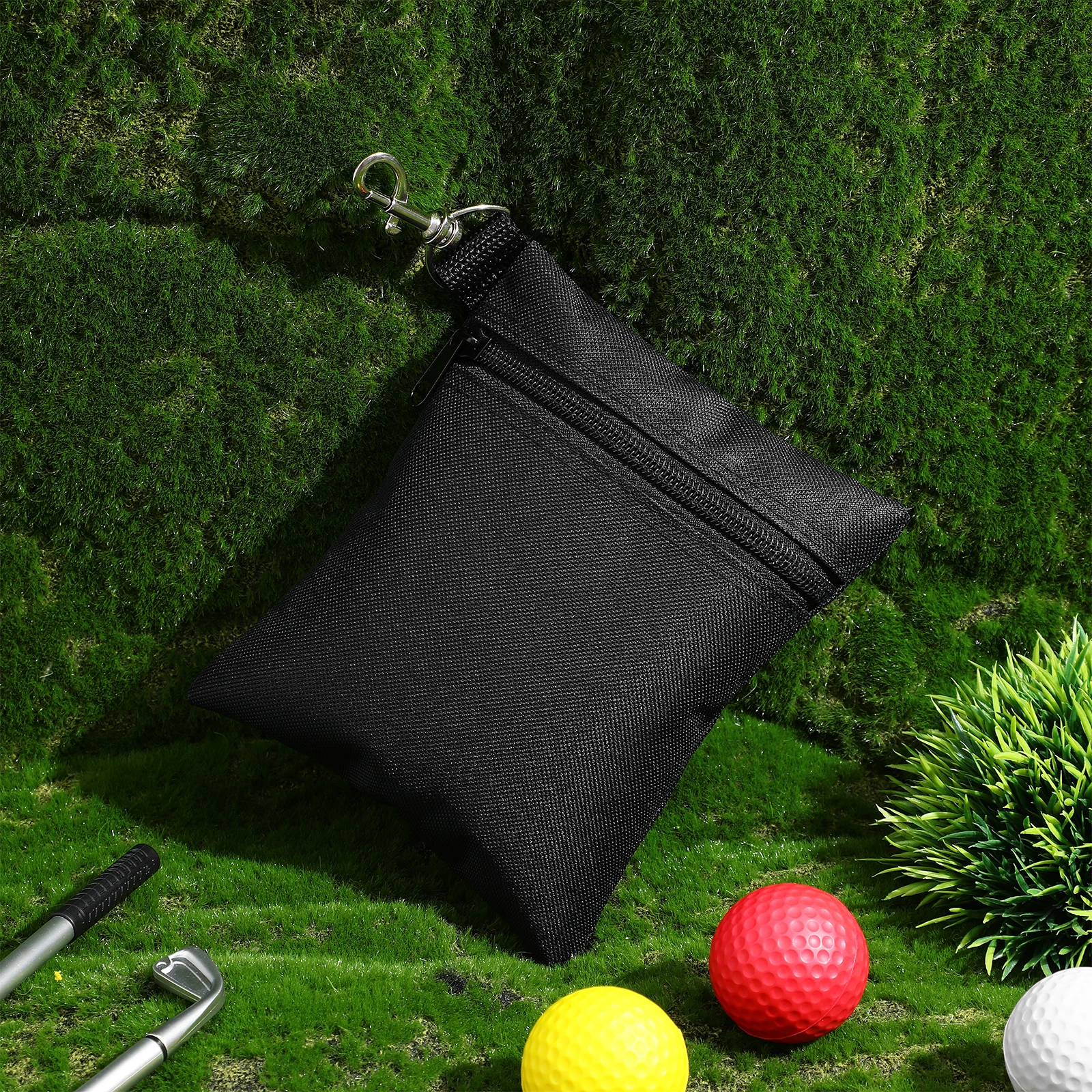 

3 Pcs Golf Bag Pouch Organizer Tee Holder Vehicle Small Oxford Cloth Traveling Case