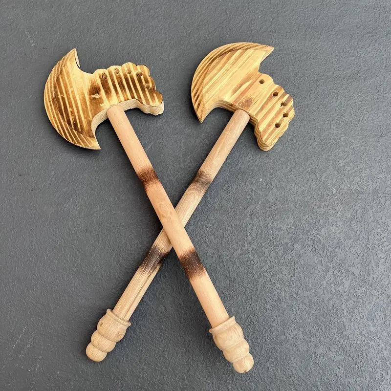 

Деревянный топор 42 см/16,53 дюйма, реквизит для косплея, креативная модель, коллекционный предмет, украшение для вечеринок, необычная игрушка