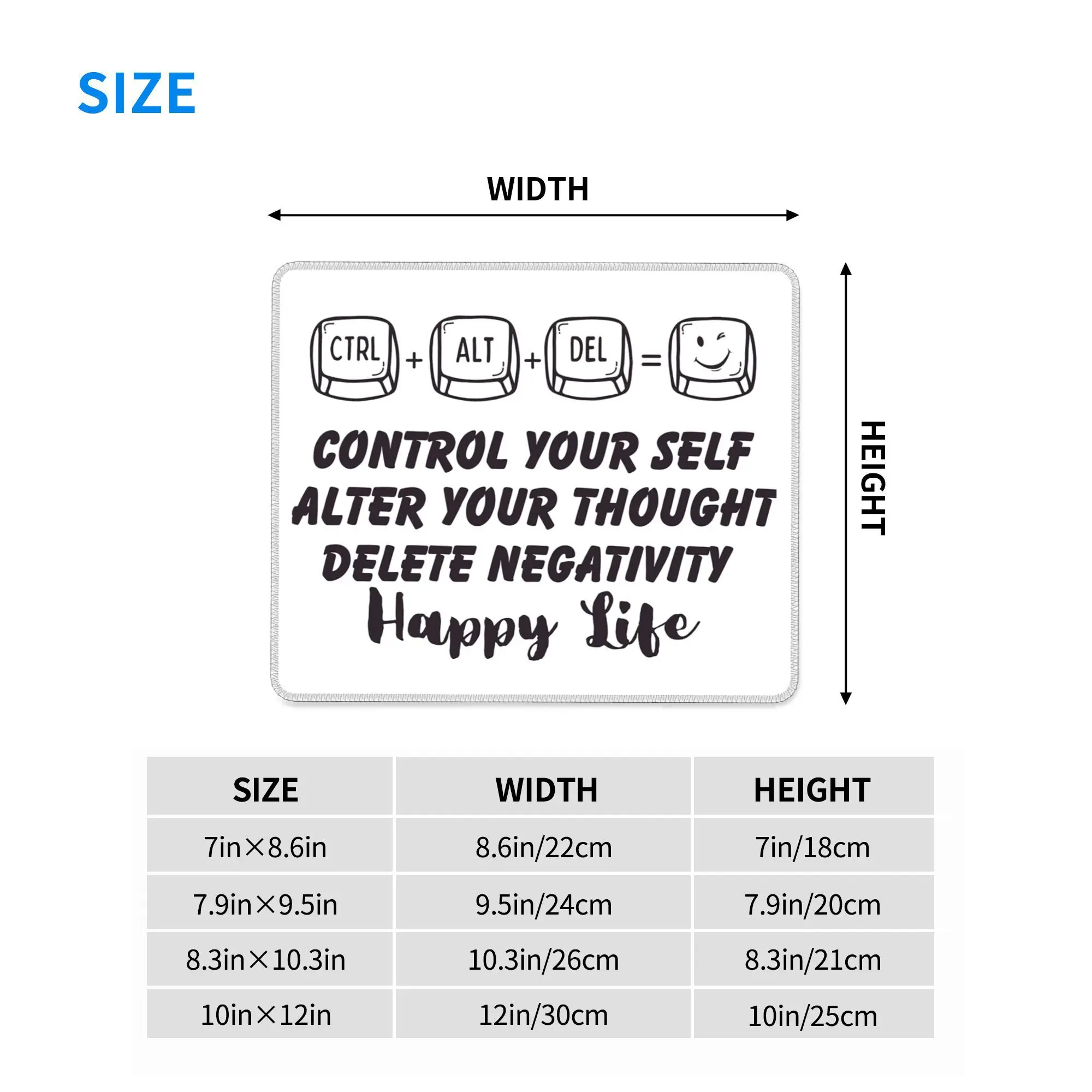 Ctrl Alt Del。 コントロール Alt 削除マウスパッドコンピュータキーボードマウスマットゲーマー PC ラップトップデスクマットオフィスアクセサリーテーブルマット