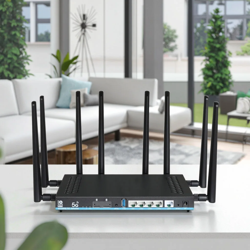 جيجابت AX3000 واي فاي 6 128 ميجابايت Nand Flash 1 جيجابايت DDR4 USB 3.0 OpenWRT 5g مودم ثنائي الشريحة راوتر