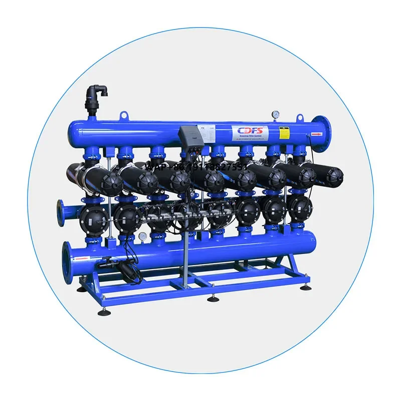 Agriculture Irrigation Disc Filter System IoT Motor Automatic Backwash Self-Cleaning Remote Monitoring for Drip Irrigation Farm