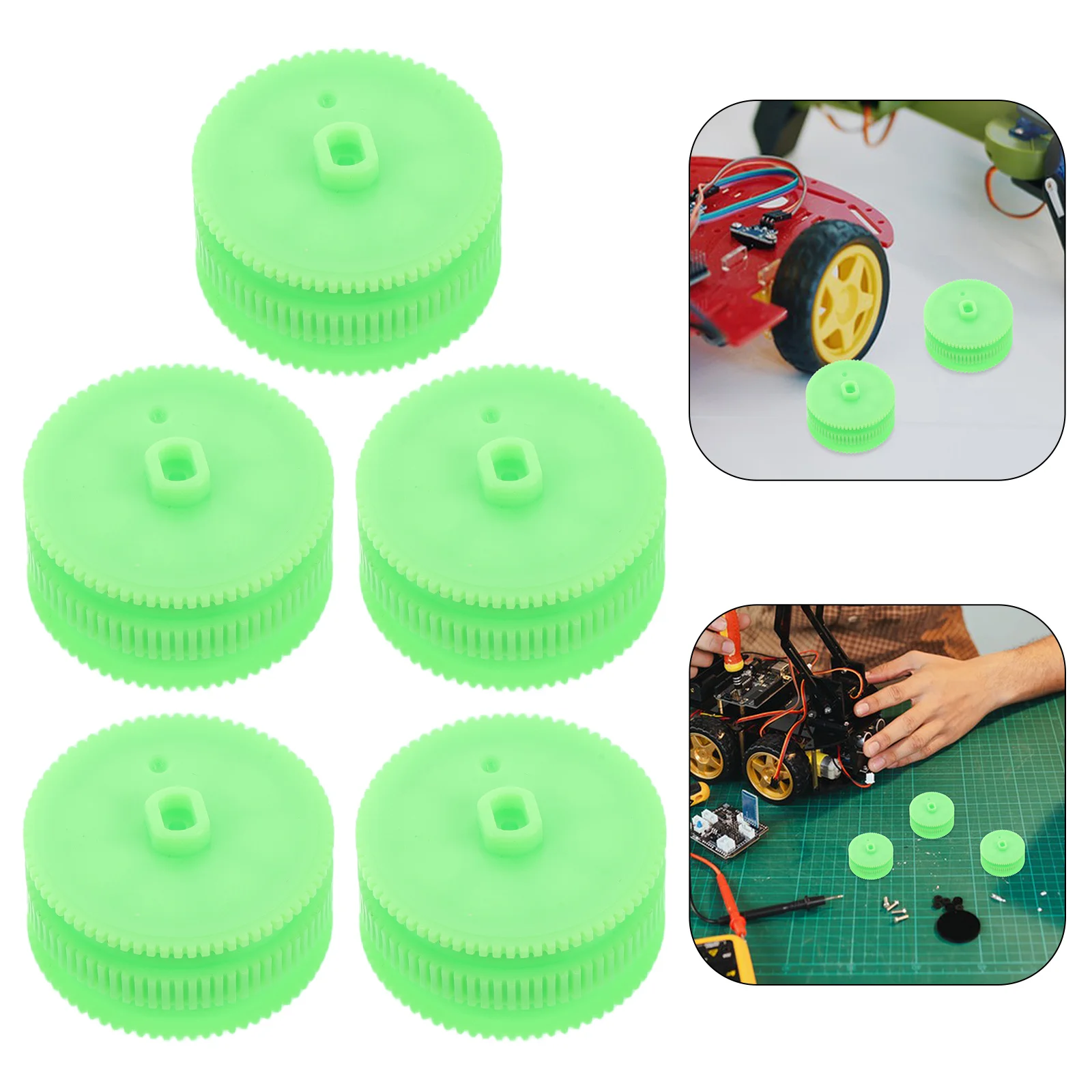 

5Pcs Tank Auxiliary Wheels Durable Precision Parts for Stability on Uneven Terrain Enhanced Performance for Rc Car Accessories
