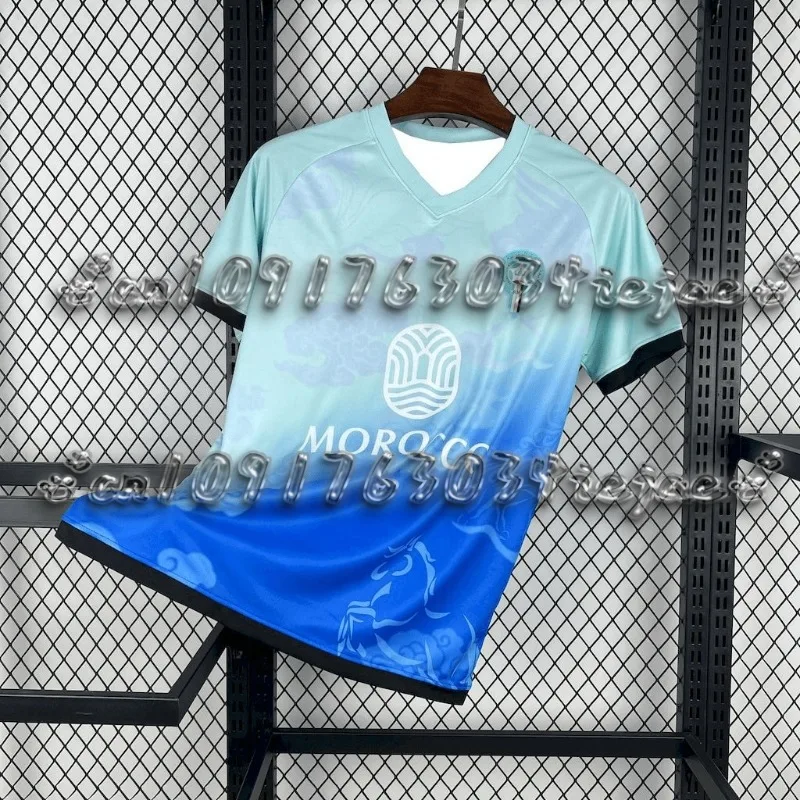 

Morocco 2025/26 Season Football Classic Men's and Women's Jerseys Fan Culture Competition Breathable Quick-drying Tops T-shirts