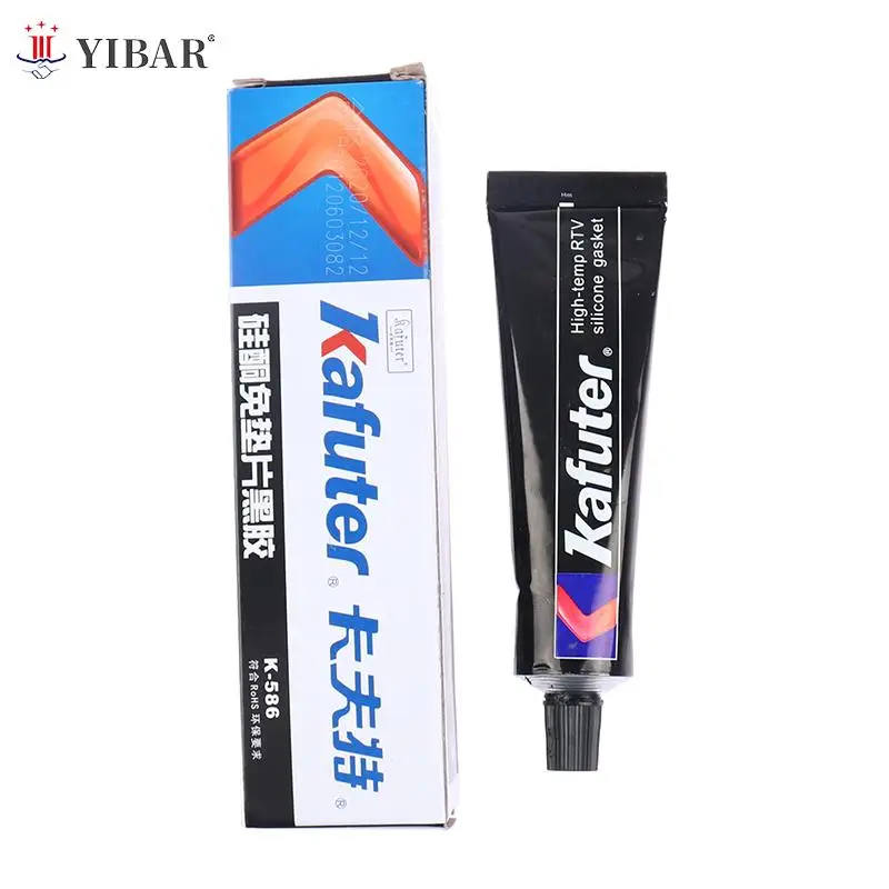 

55g K-586 Black Silicone Free-Gasket Waterproof To Oil Resist High Temperature Sealant Repairing Glue