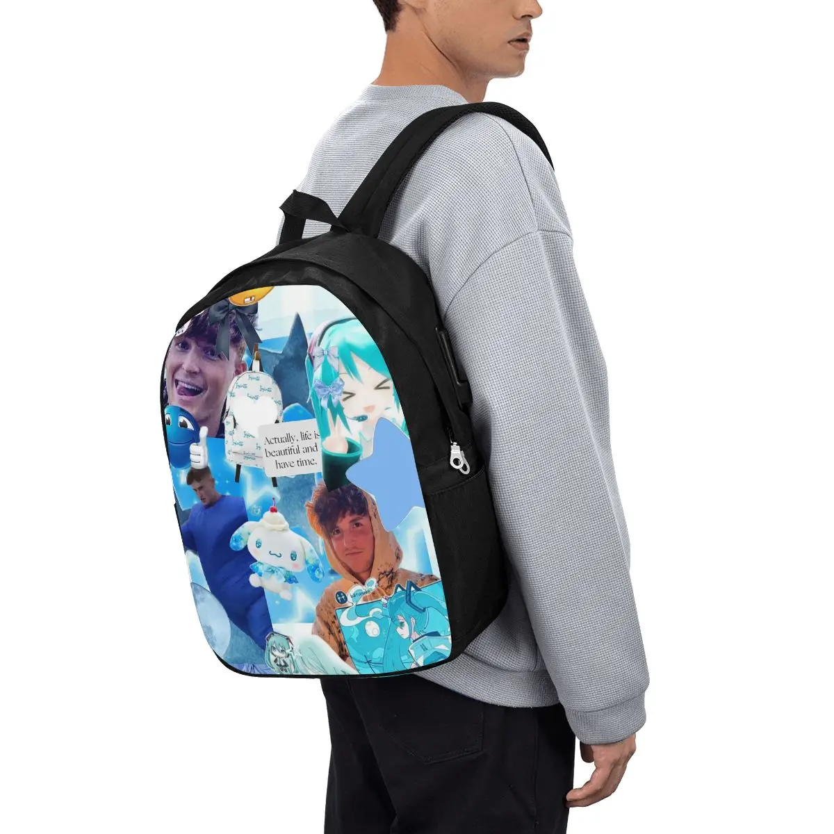 Caylus Backpack Travel Notebook Bag Computer College Student School Bag Laptop Shoulder Bags for Men Women view 3