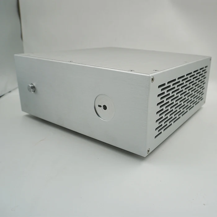 120 Silver Audiophile-grade Preamplifier, Power Filter, Industrial Control Profile All-aluminum Alloy Chassis Exterior