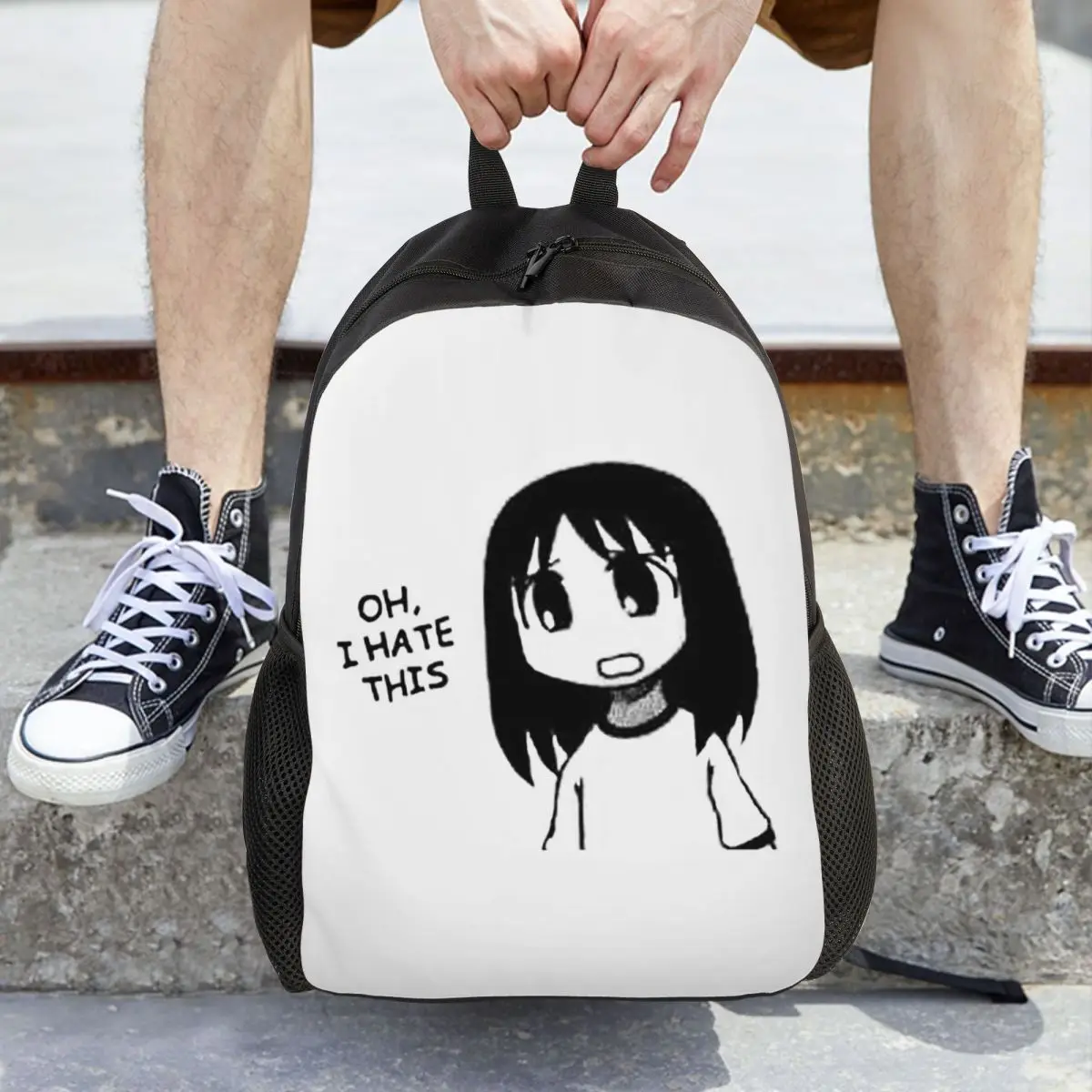 

УДАЛЕНО - Проверьте профиль: Azumanga Daioh Osaka Ayumu Kasuga Рюкзак, городской рюкзак, вместительная сумка для книг, сумка через плечо