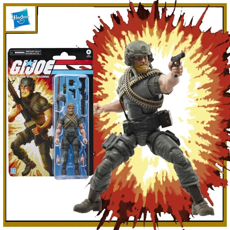 

Hasbro Originlal G.I. Joe Anime Figure Swing Dance Confidential Retro Hanging Card Action Figure Toys for Boys Girls Kids Gift
