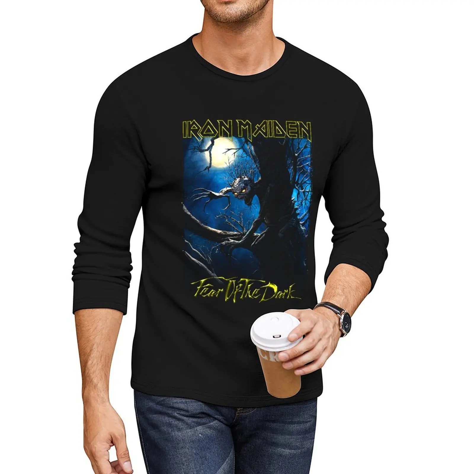 ironmaiden Long T-Shirt quick drying t-shirt funny t shirt oversized t shirt slim fit t shirts for men