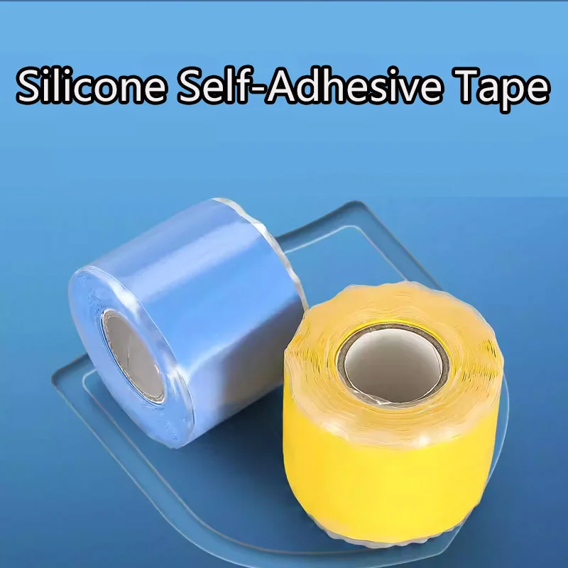 شريط لاصق ذاتي من مطاط السيليكون المقاوم للهب، 1KV/10KV/35KV شريط عازل ذاتي الجهد العالي، تغليف مقاوم للماء