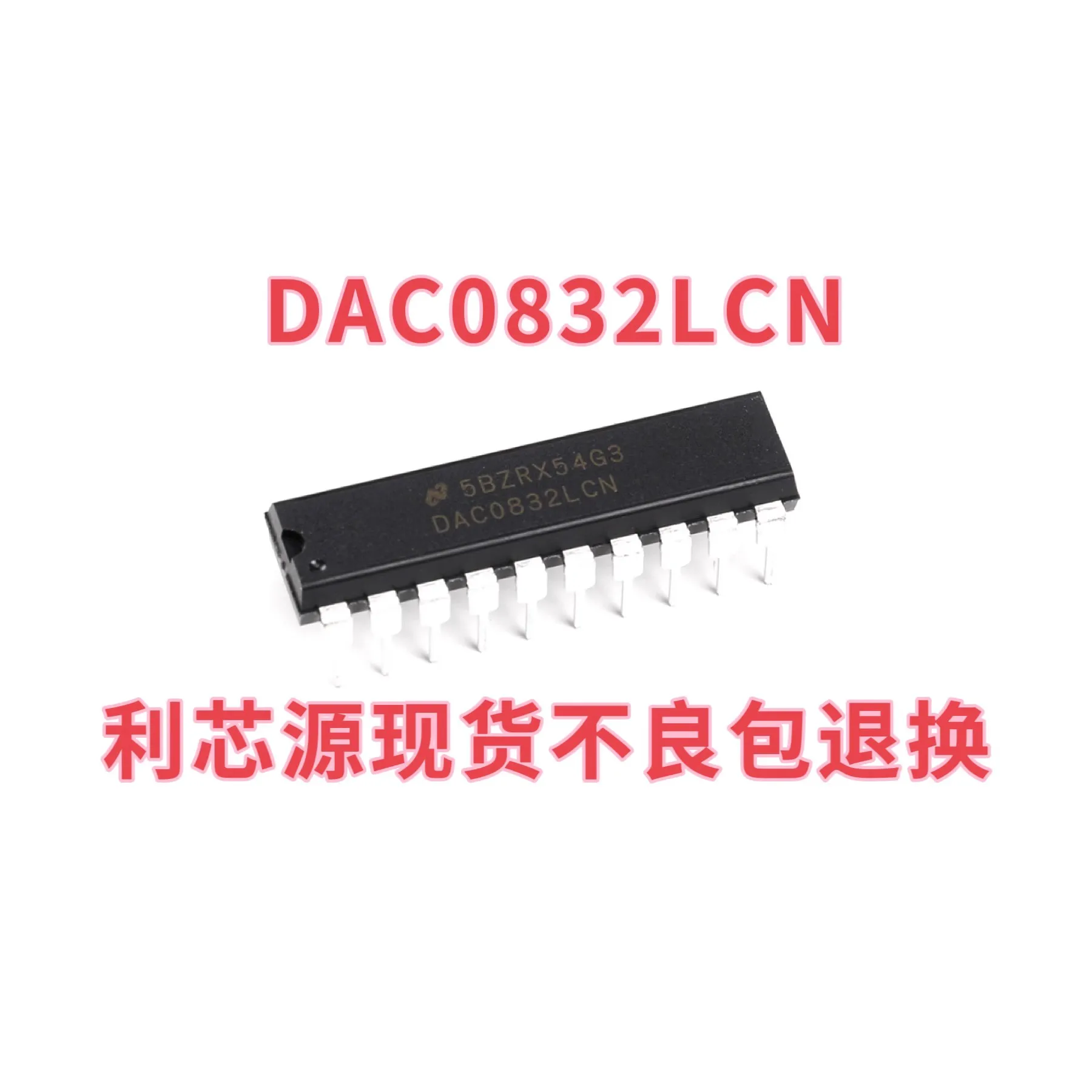 DAC0832LCN DAC0832 Inline DIP20 Package Digital to Analog Converter Chip