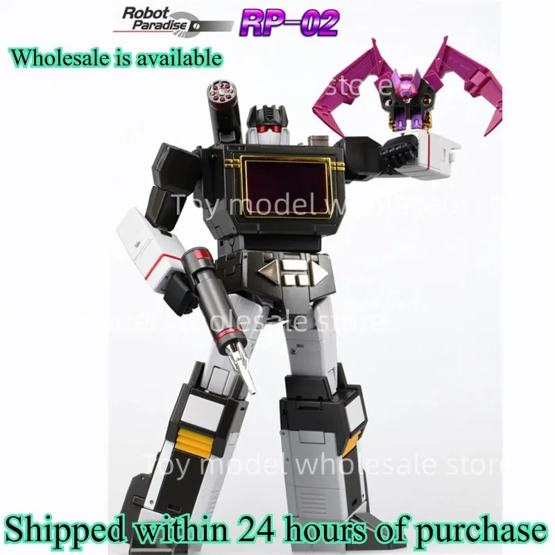 

【100% Brand New】 Transformation Fans Toys FT RP-02 RP02 Ratbat Black Soundwave MP Action Figure Robot