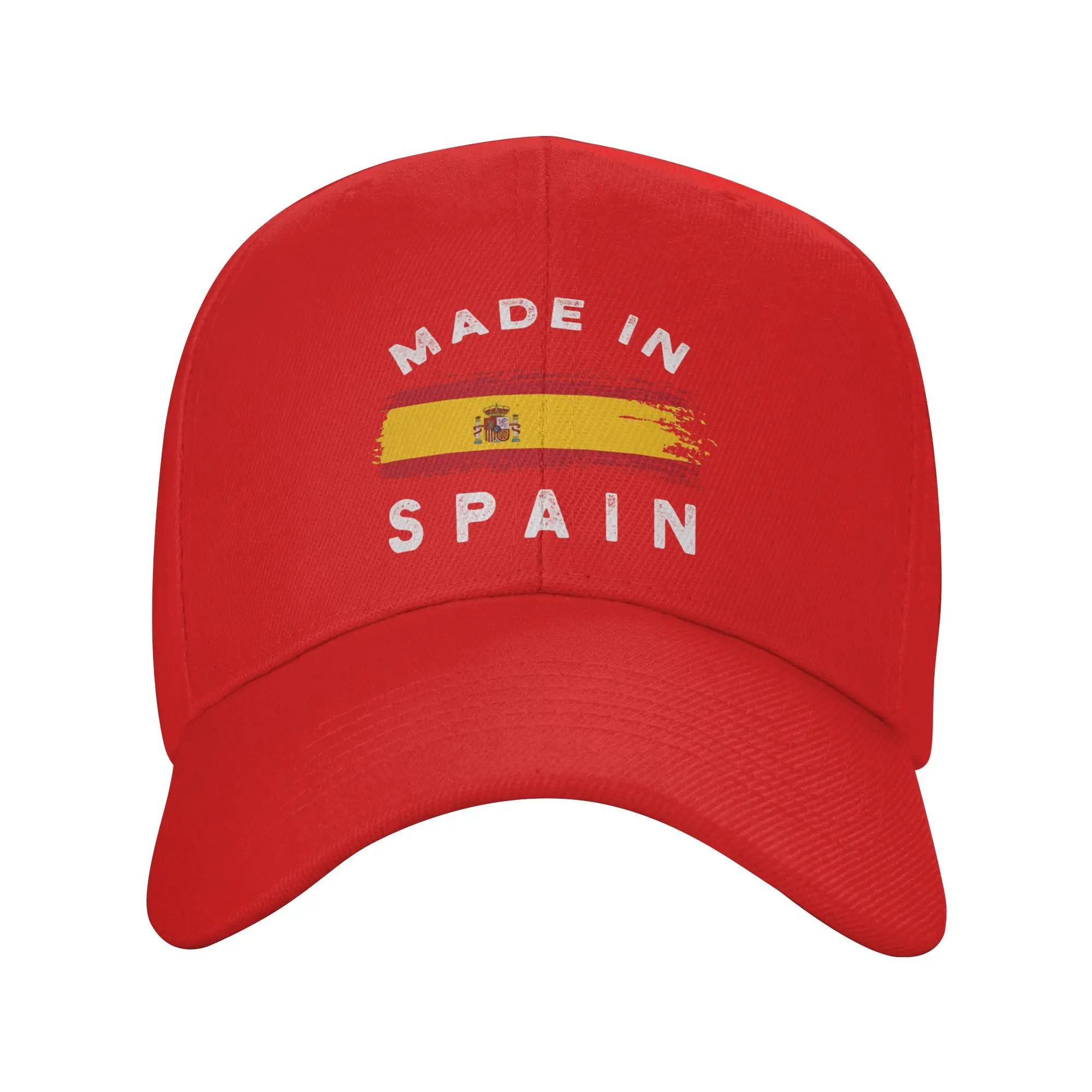 New Arrival Baseball Cap Made in Spain Spanish Flag Make Spain Great Again Wear For Men Women Trucker Hats Headwear Adjustable