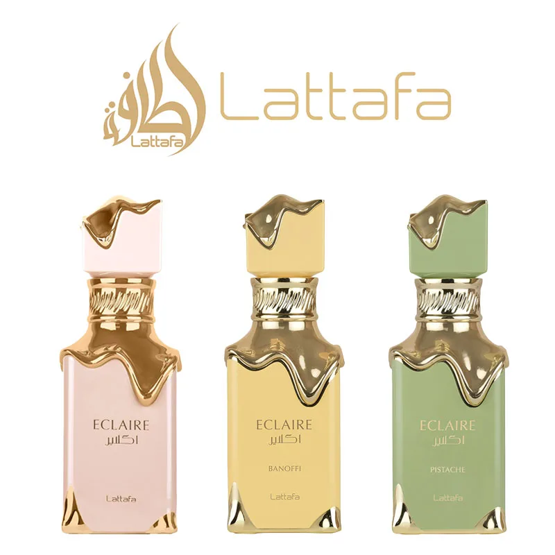 

Lattafa Eclaire - серия, Карамель, Сладкий, Цветочный - Парфюмерная вода с длительным эффектом для женщин, 3.40 унции / 100 мл