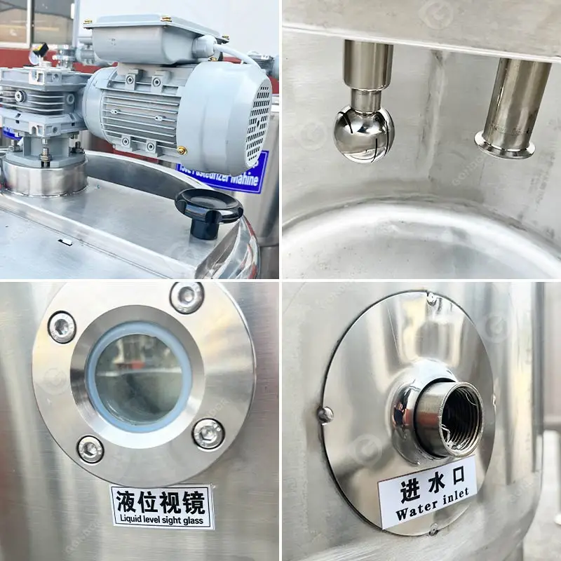 Professional Camel Milk Sterilization Tank Egg Whites Wine Juice Coil Juice Pasteurizer Htst for Sale