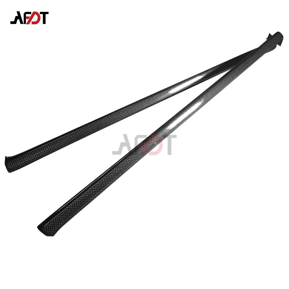 AFDT For Porsche 911 992 2019-2024 Real Carbon Fiber Car Interior Door Panel Decoration Stickers Cover Moulding Car Accessories