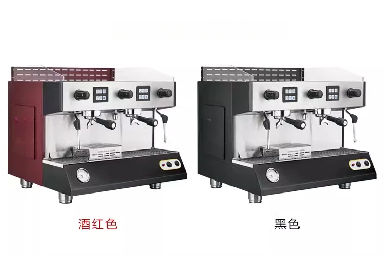 

Double head commercial professional coffee machine full set of Italian semi-automatic tall cup double boiler