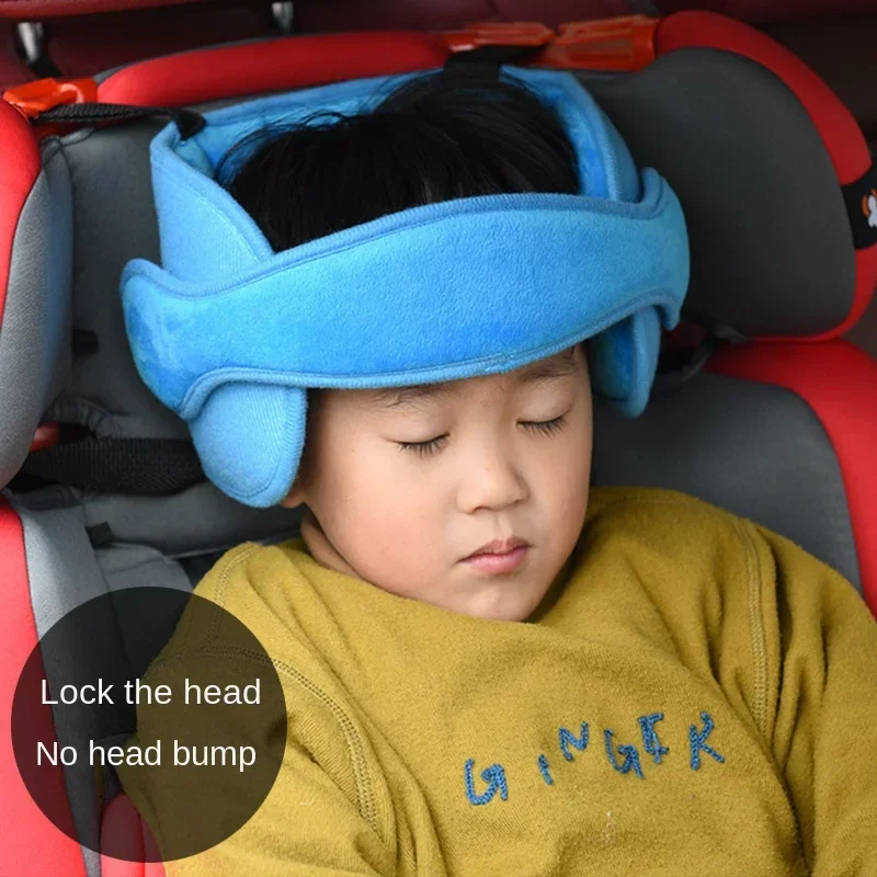 1pc Portable Child Safety Car Seat Head Fixing Belt Baby Head Sleep Aid Baby Head Protector Baby Sleeping Healthy Dropshipping