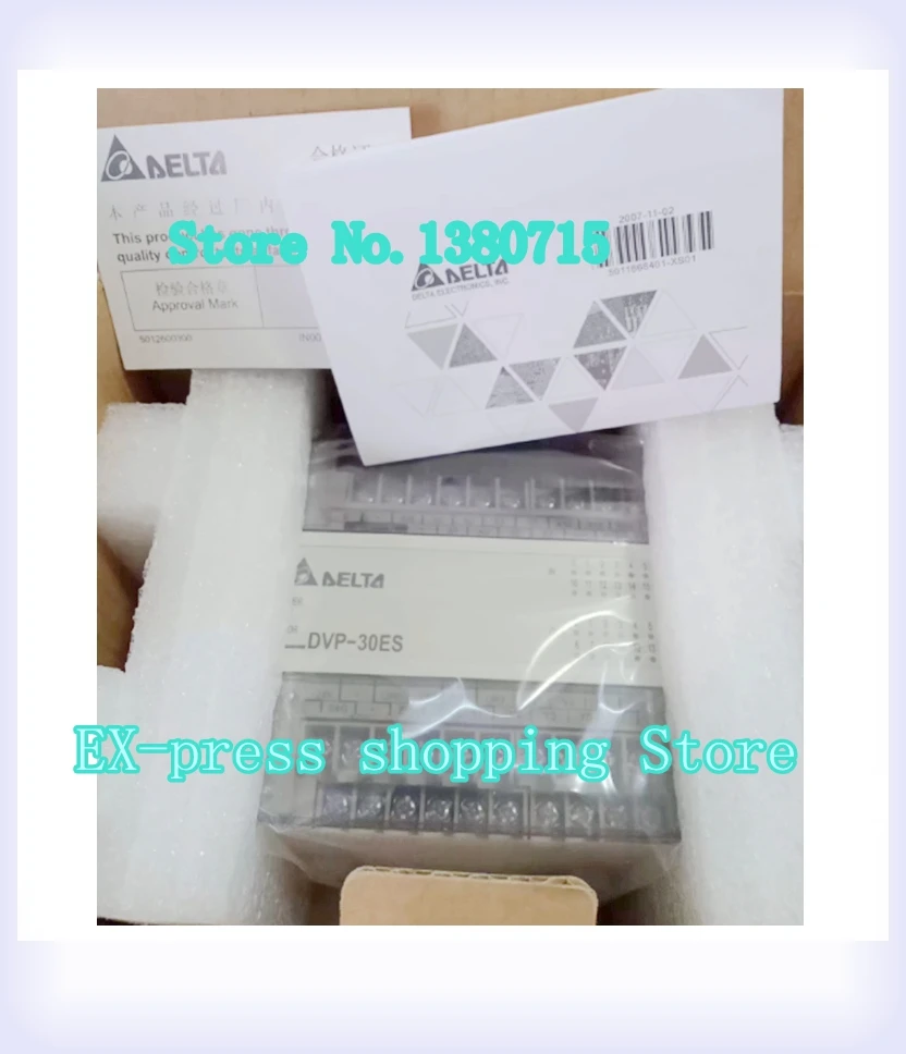 

New Original DVP30ES00T2 PLC 100-240VAC 18DI 12DO Transistor Output Standard
