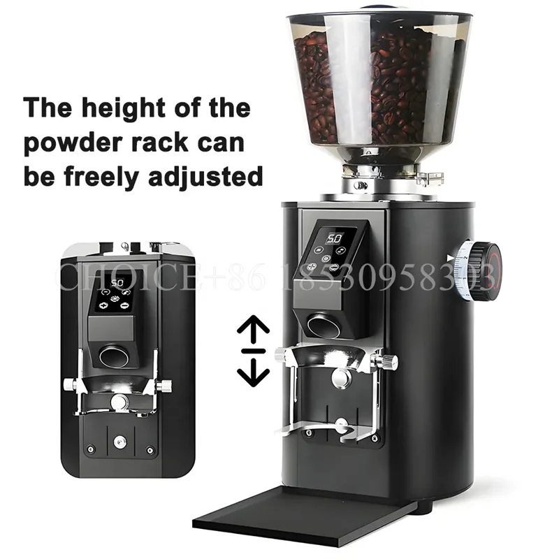 Commercial Bluetooth with Scale Italian Dosing Grinder For Both Home and Business Coffee Grinder Single and Double Cup Grinding