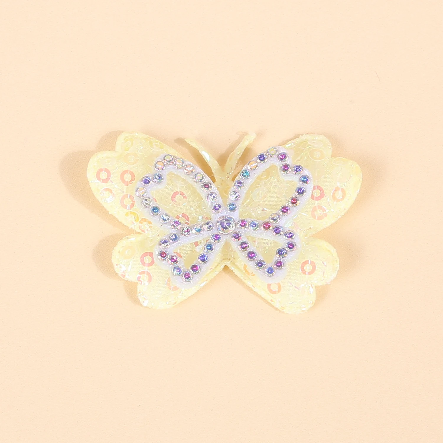 10pcs Water Diamond Sponge Filled Butterfly Decor Accessories For Clothing Handicraft Bag Handmade DIY Hair Accessories