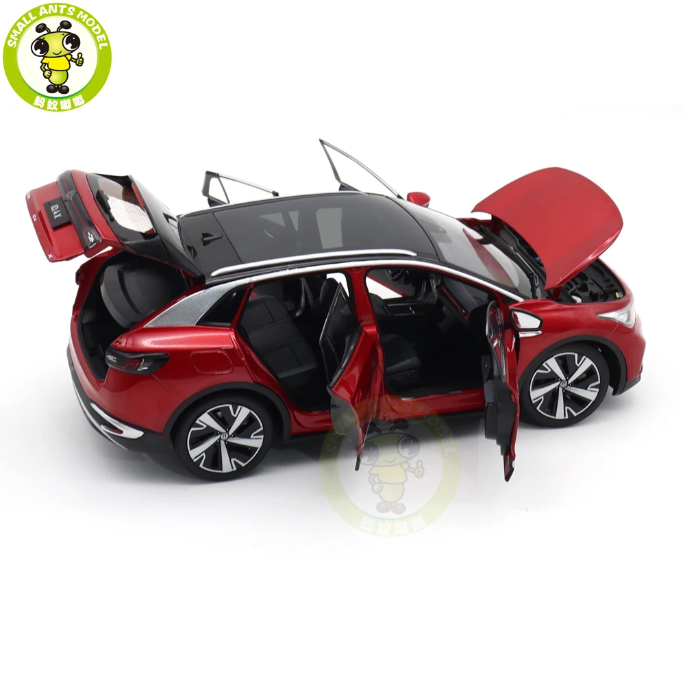 1/18 ID.4 ID 4 X With Light Diecast Model Toy Car Gifts For Father Friends