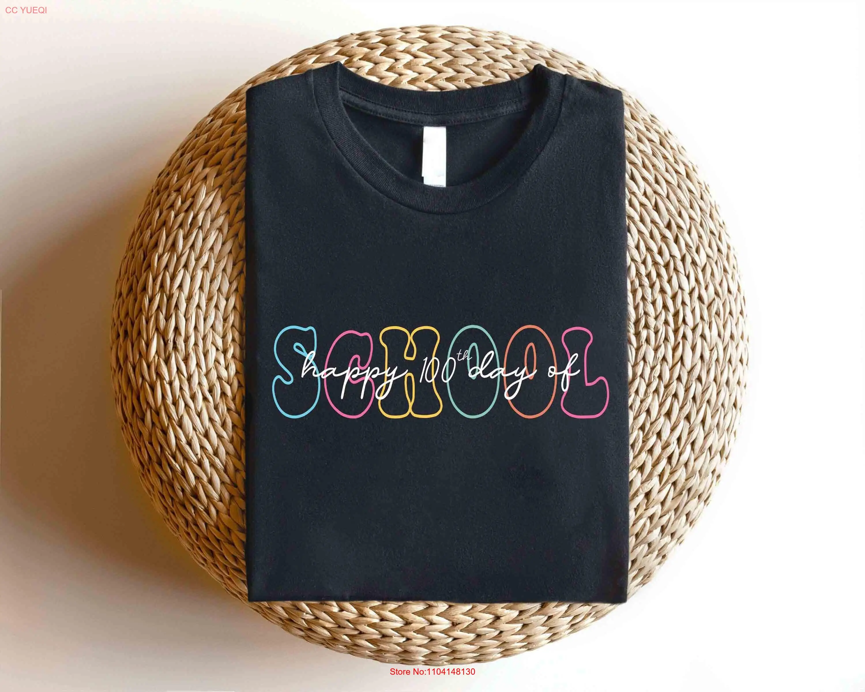 

100 Days Smarter T Shirt of School Hundred Day Celebrate Brighter long or short sleeves