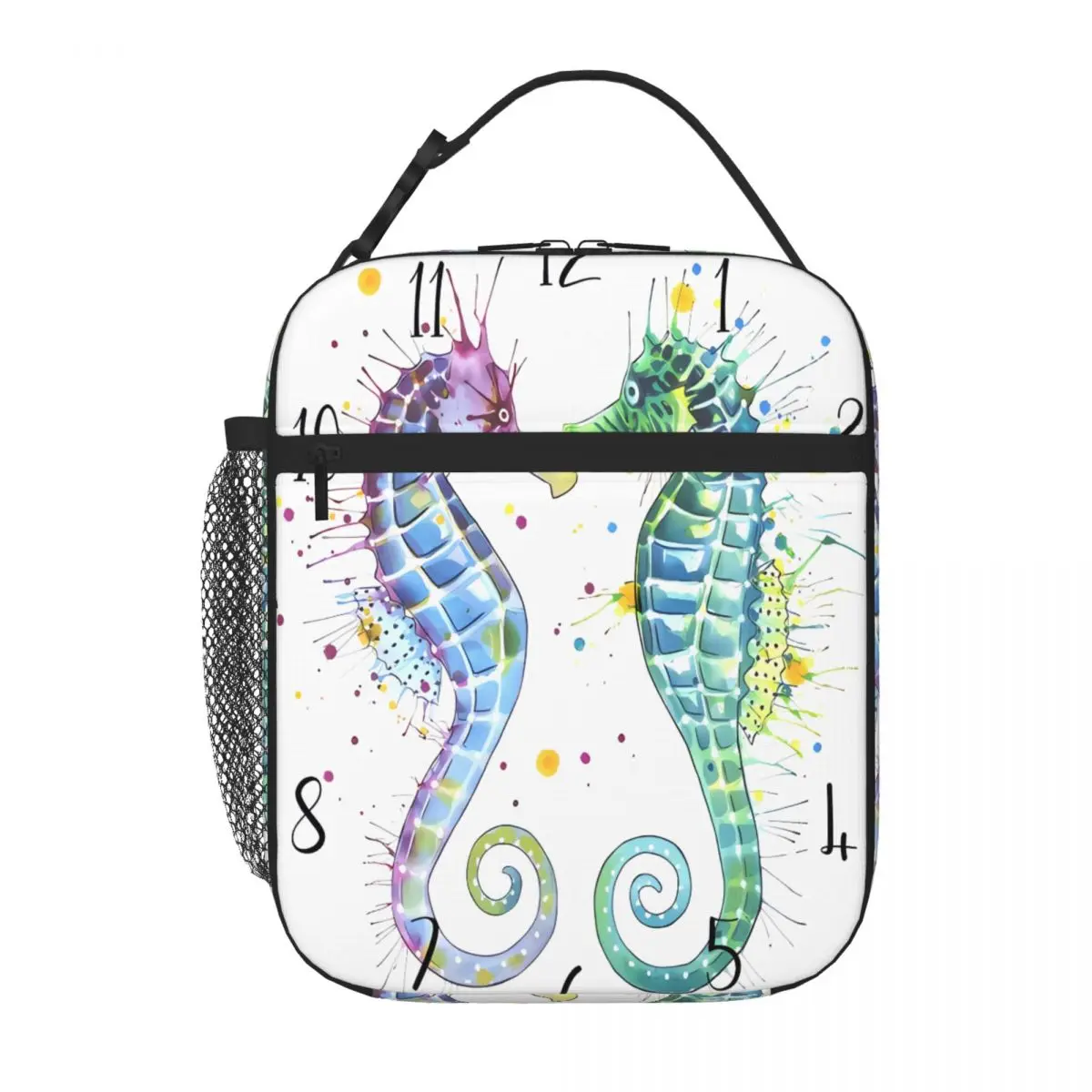 Bestselling Guardians Of The Sea - Seahorse Matte Finish Insulated Tote School Break Time Insulated Tote