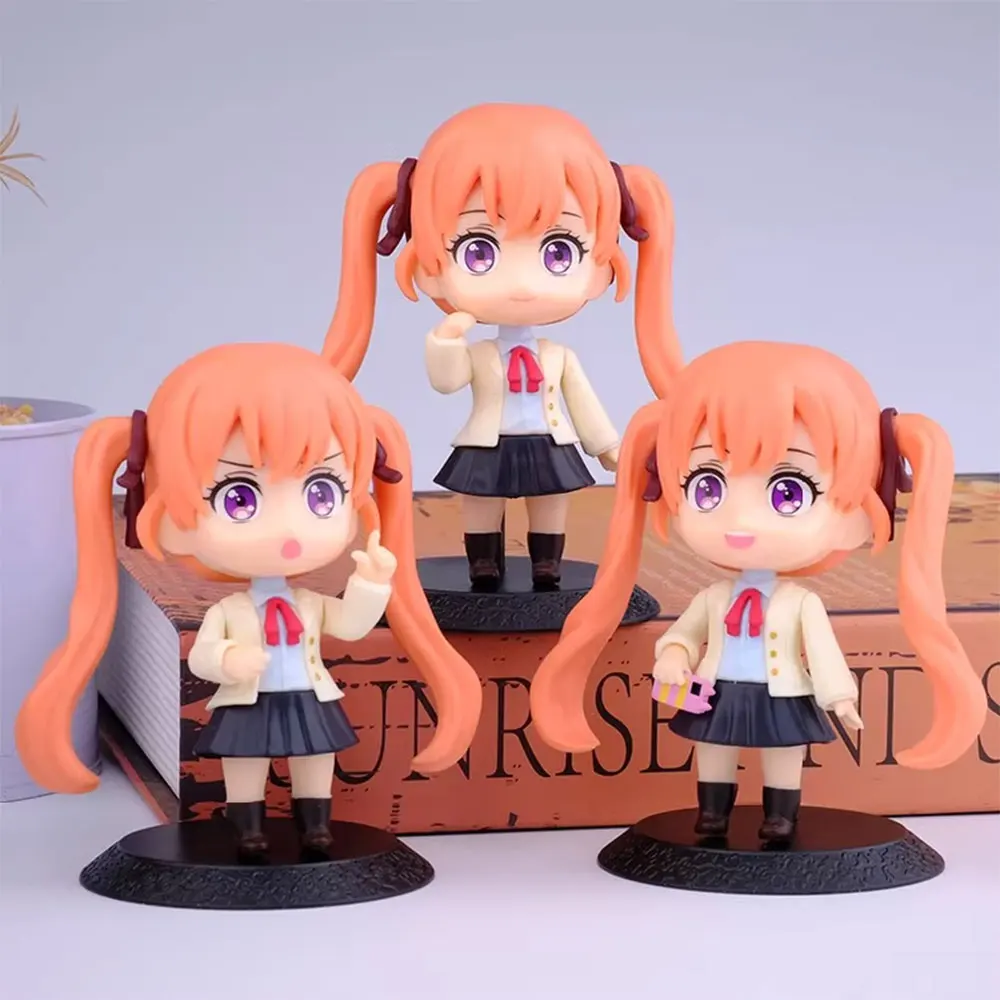 10 سنتيمتر أنيمي زوجين من الوقواق الشكل أمانو إيريكا 3 نماذج حامل الرسوم المتحركة نموذج اللعب الهدايا جمع الديكور الحلي البلاستيكية