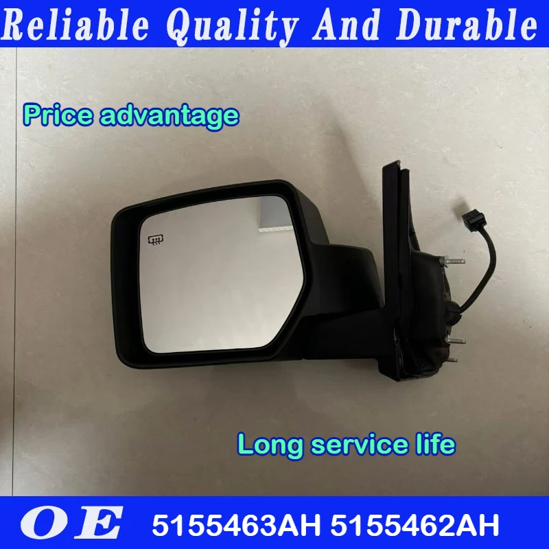 High quality  Left or right  Mirror Power For 2007-2017 Jeep Patriot Heated Textured Black 5155463AH 5155462AH