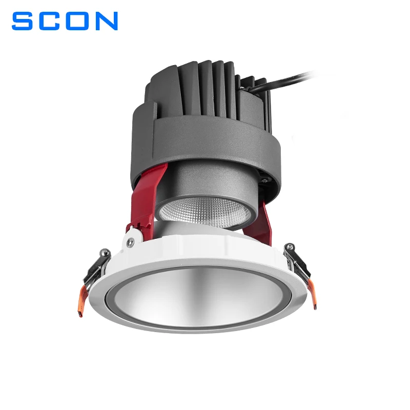 Scon Triac Dimbare Led Downlight 4 -6Inch Big Power 20W 30W Spotlight Hotel Villa Wall Wash Lamp Binnenverlichting