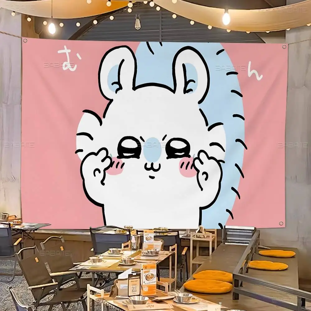 Cartoon M-Momonga Retro Flags Multiple Choice Living Studio Booth Interior Decoration Banner