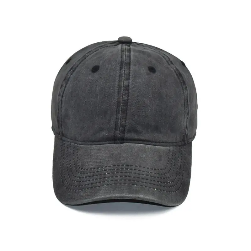 7 Colors Washed Cotton Board Kids Baseball Cap Children Hip Hop Boys Girls Hat for 3 4 5 6 7 8 Years Old Wholesale قبعات مواليد