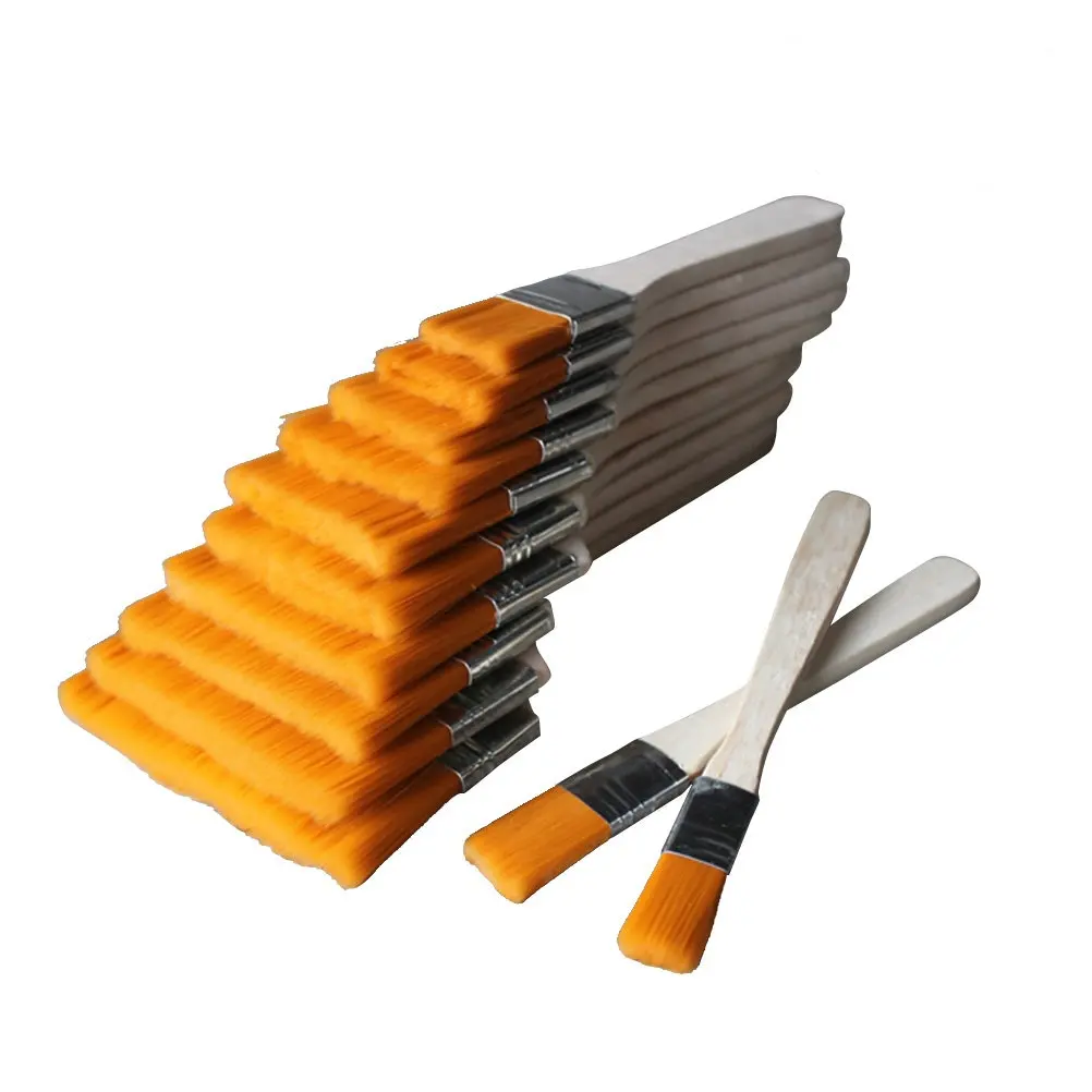 12Pcs Premium Nylon Painting Brush Set Versatile Artist Paint Brushes for Oil Watercolor Techniques Drawing Brush Glue Dust