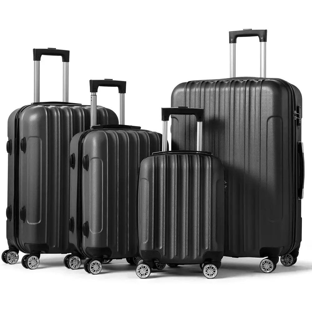 

K4 Piece Lage Sets Travel Suitcase, Large acity Lightweight Lage Sets with TSA Lock & Spinner Wheels, or BusinTrip School Starts