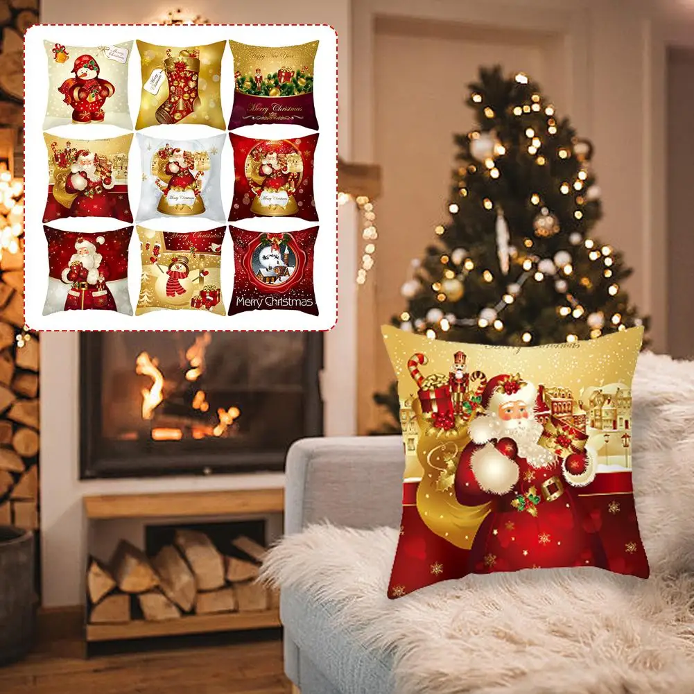 45cm fodera per cuscino natalizio federa 2024 decorazioni natalizie per ornamento domestico natale capodanno decorazioni natalizie 2023 Noe M5U5