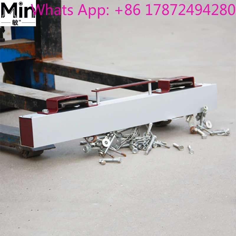 48 Inch Heavy Magnetic Sweeper with Forklift Pocket & Quick Release