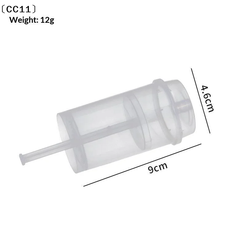 10pcs Pushable Cake Holders Diy Push Cake Mold Cylinder Shaped Cake Pusher Push Pops Plastic Containers With Lids 〔CC11〕 view 5