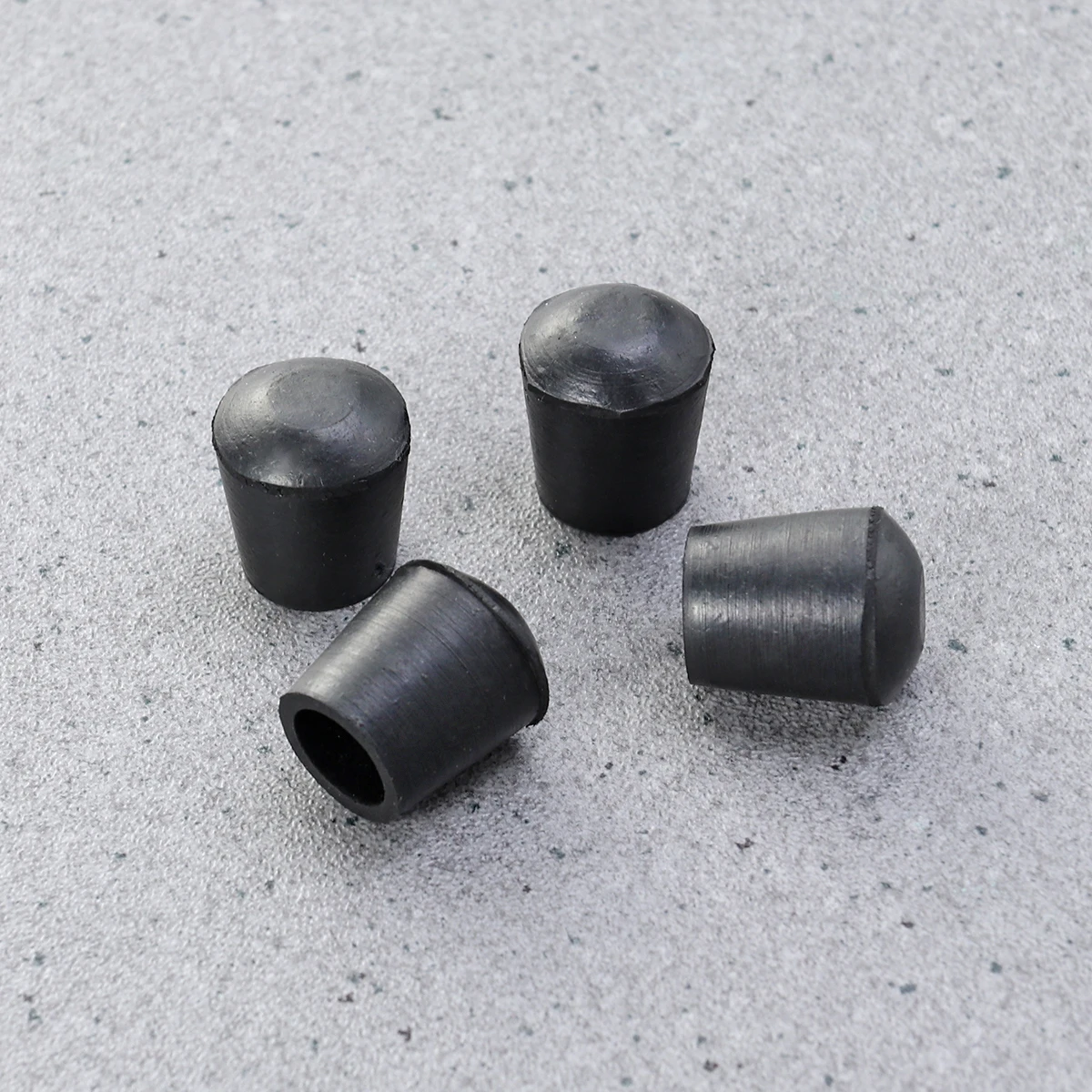 

4 Pcs Black Rubber Furniture Leg Covers Chair Caps Table Feet Protectors Scratch Dent Prevention Stools Canes Wire Friction