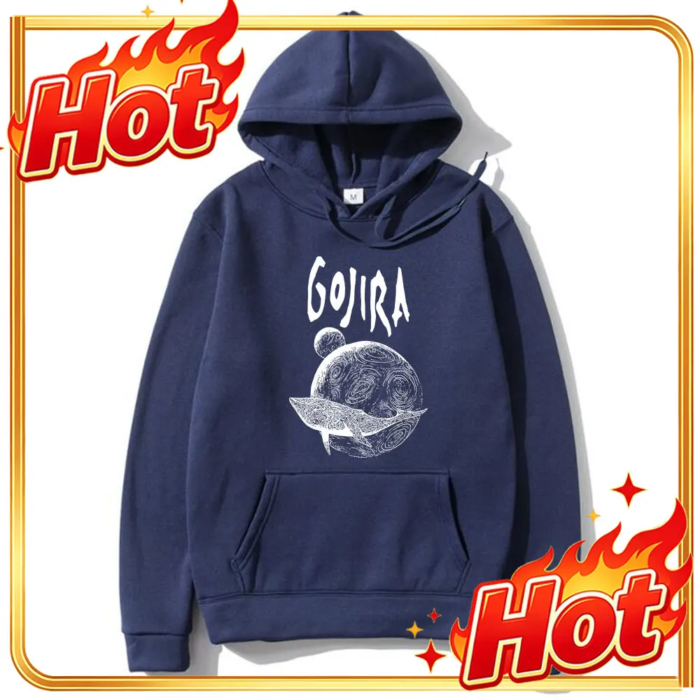 French Metal Band Gojira From Mars To Sirius Album Cover Hoodie Men Women Vintage Rock Oversized Pullover Mens Casual Hoodies