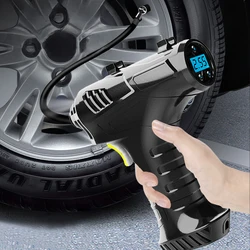 Rechargeable Air Compressor Inflatable Pump 120W Portable Air Pump Digital Car Automatic Tire Inflator Equipment