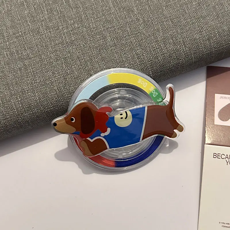 Dachshund For Magsafe Magnetic Phone Grip Tok Griptok Stand For iPhone Funny Foldable Wireless Charging Holder