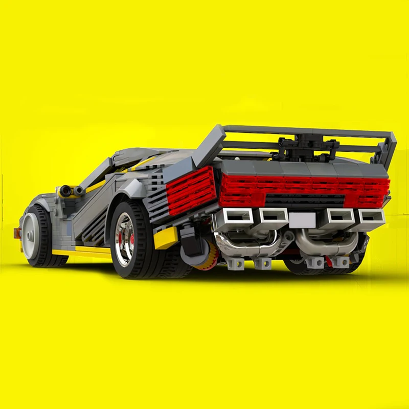 1138PCS MOC City Champion CyberpunkS 2077 | QUADRA V-TECH TURBO-R GAMES Model Building Blocks Stacking Bricks Creative Toy Gift