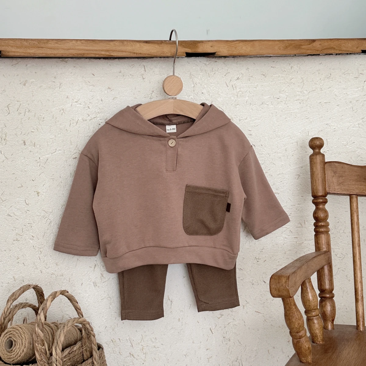 2Pcs/set Spring Autumn New Baby Long Sleeve Top Hoodie Top+Pants Suit Baby Sweatshirt Kids Children Clothing Baby Newborn Items