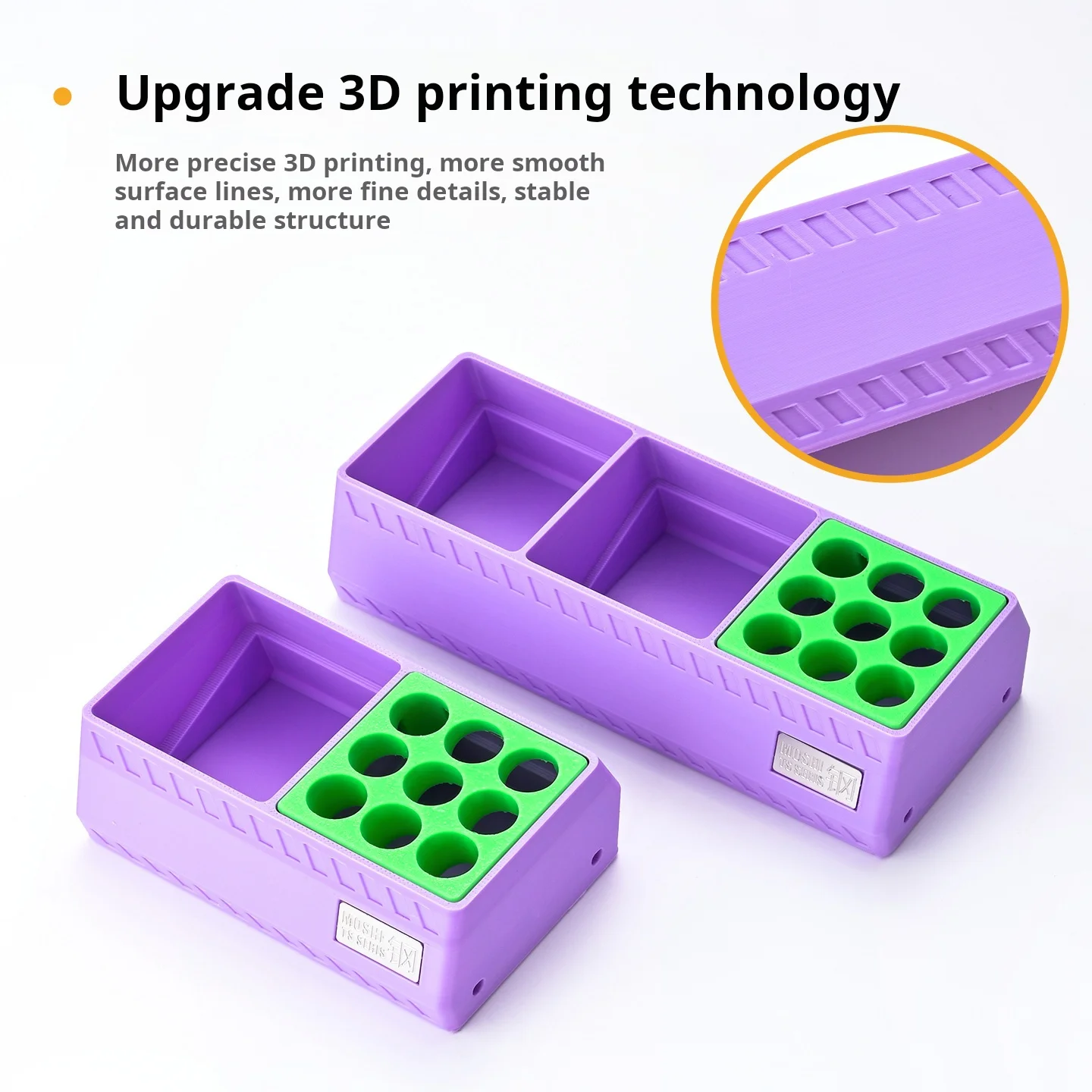 MSWZ Magnetic Accessory Glue Tool Storage Box TS-009 Portable Desktop Storage Box for Holds Glue Panel Liner Drills/Markers