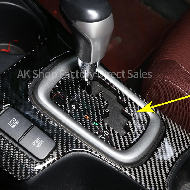Toyota Hilux 자동차 인테리어 도어 패널 장식 스트립 장식 스티커, 자동차 액세서리, LHD, RHD, 리얼 탄소 섬유, 2015-2021