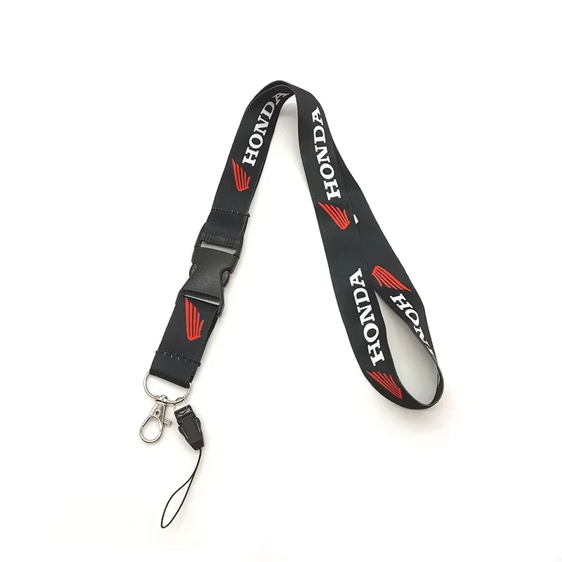 Lanyard Nylon Printing Car Logo Keychain Motorcycle Auto Keyring For Honda CBR CBF CB400 CRF CB650R CB650F CB1000R 1100XX 1000F view 4