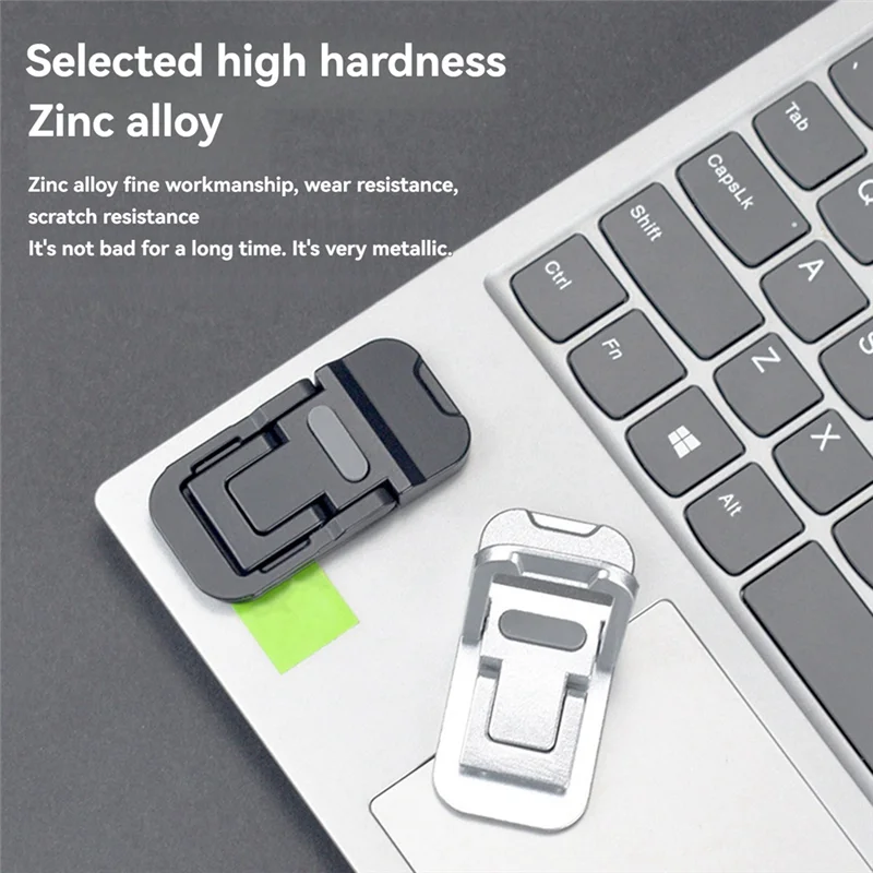 

Well Made-Mini Laptop Stand Portable Invisible Foldable Laptop Cooling Pad Laptop Keyboard Lift Stand Adjustable Support Feet